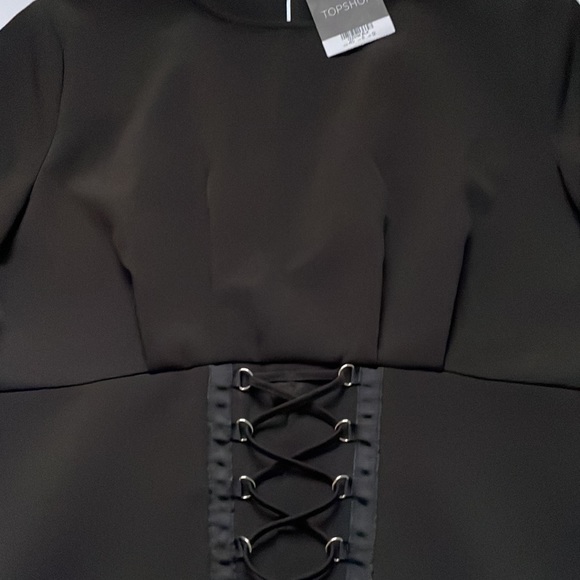 ❣️sold❣️ Topshop Lace up Puffed Sleeved Blouse - Picture 11 of 16